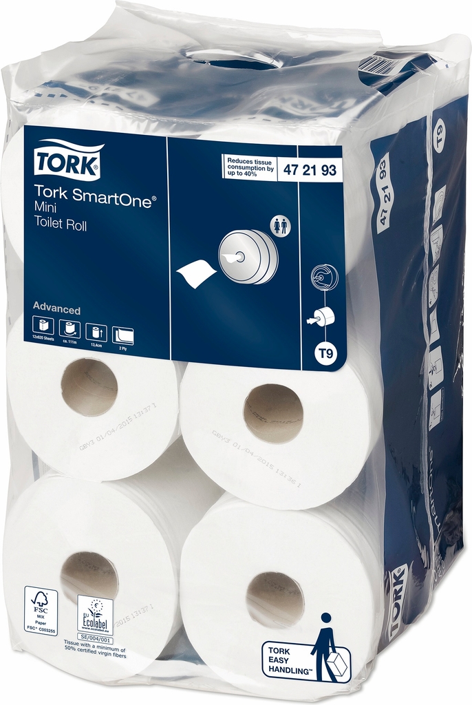 Tork smartone mini toiletpapir t9