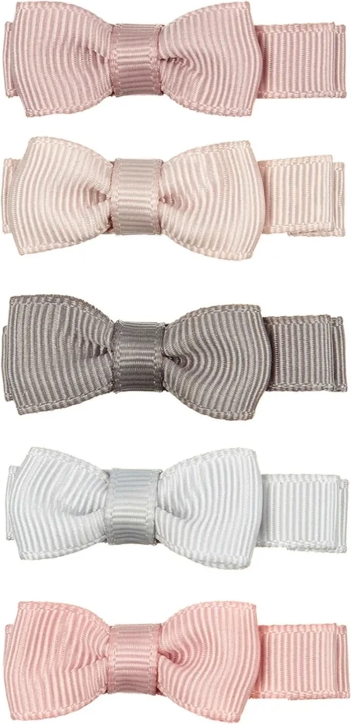 Mimi & Lula 5 Hårclips med sløjfe - Martha Bow Salon