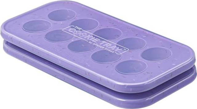 Souper Cubes Sprinkle Cookie Tray Freeze Store Perfect 2 Pack