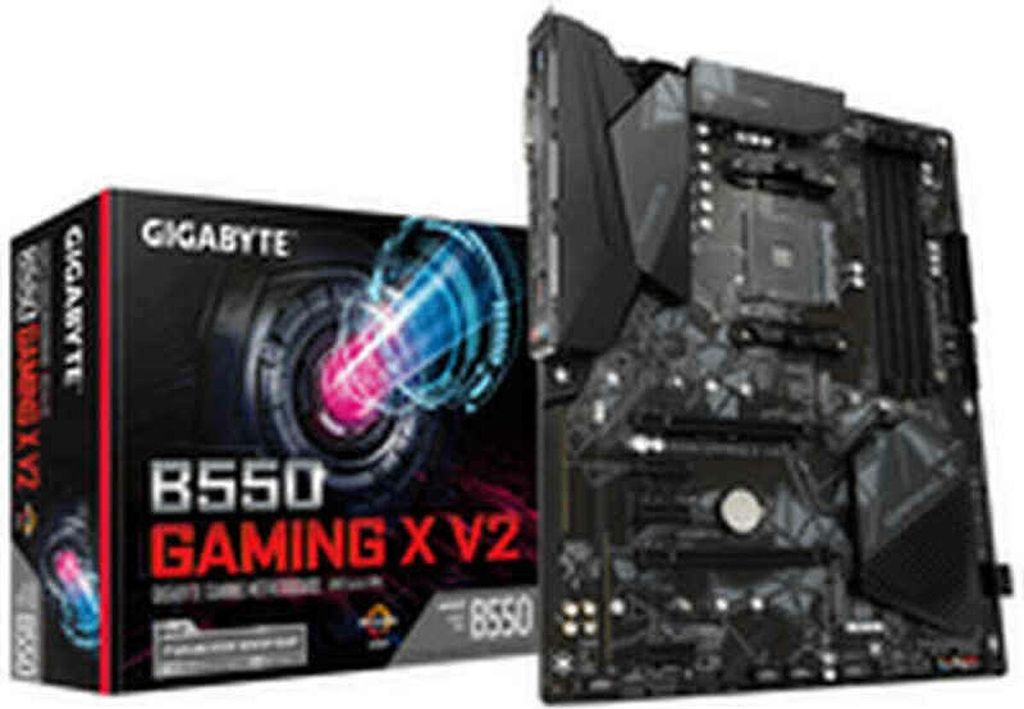 Bundkort AMD AM4 – Gigabyte B550 Gaming X V2, ATX, DDR4 op til 4.733 MHz, 2x M.2 (PCIe 4.0/3.0), 1 GbE, USB 3.2 Gen 2