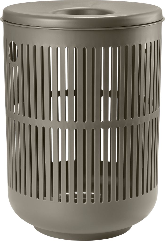 Zone Ume Vasketøjskurv - 60 liter - Inkl. låg - Taupe
