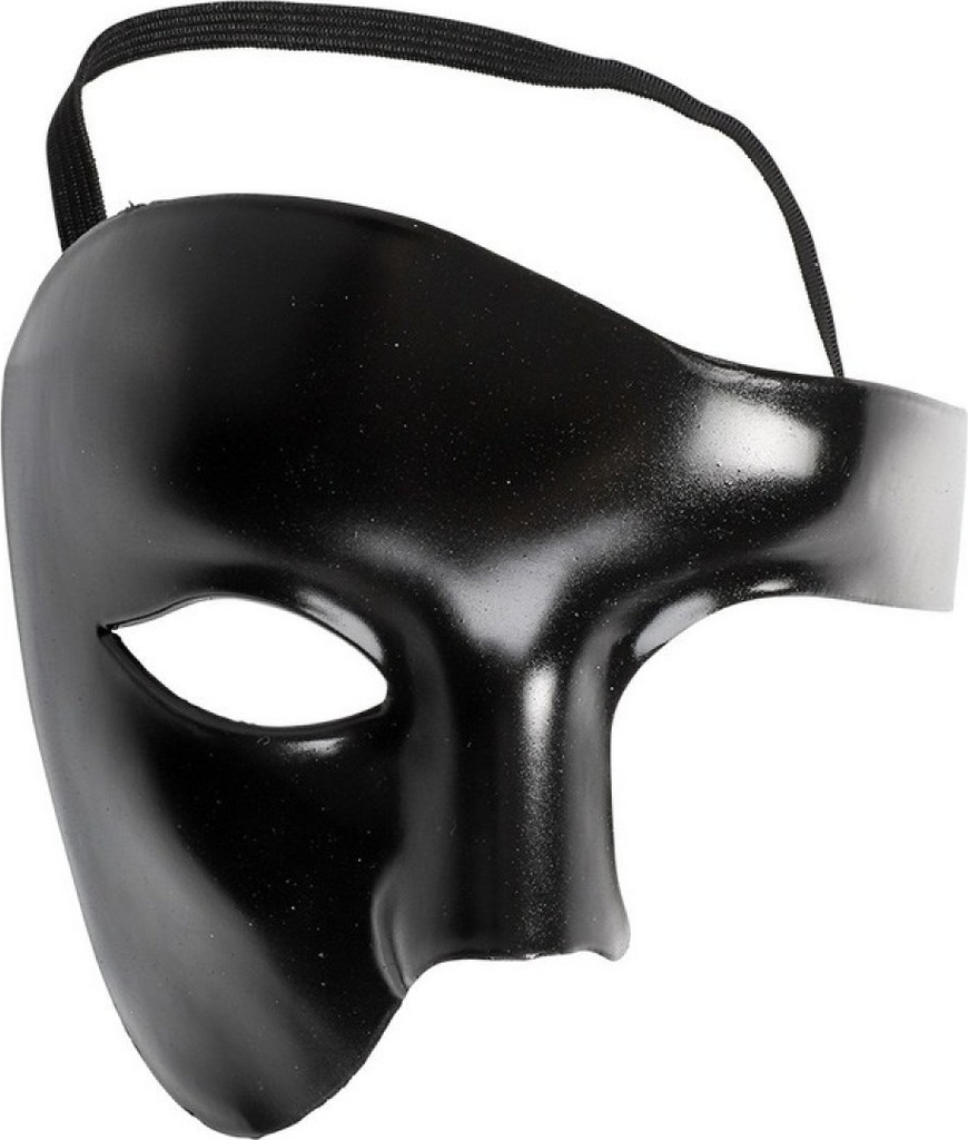 phantom halvmaske sort