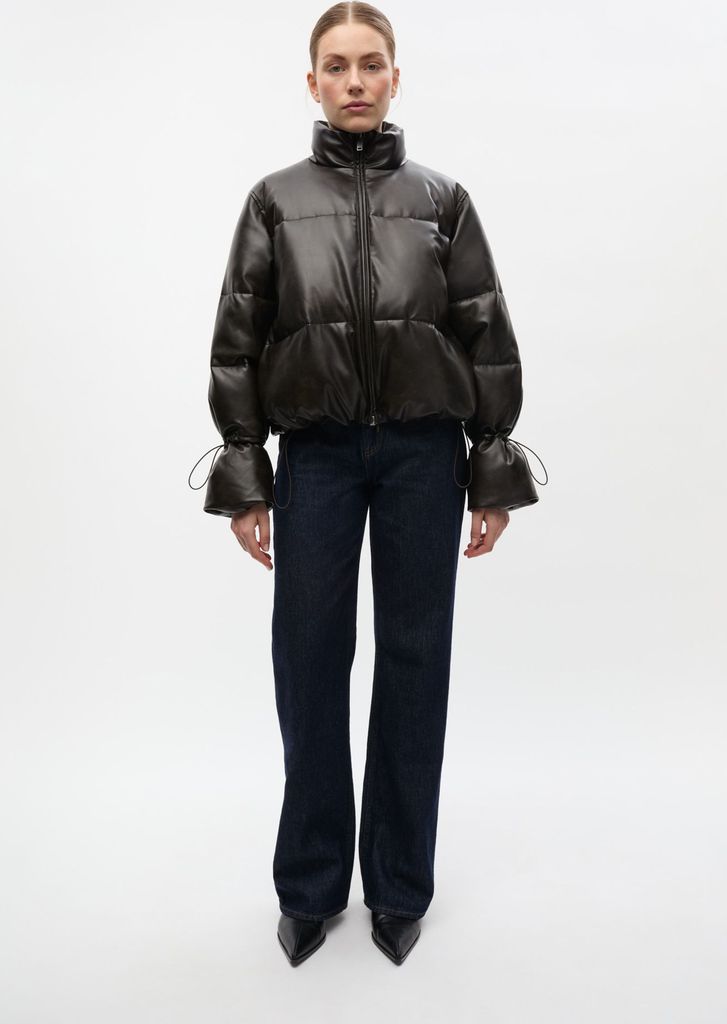 ensini jacket 7287 grained black
