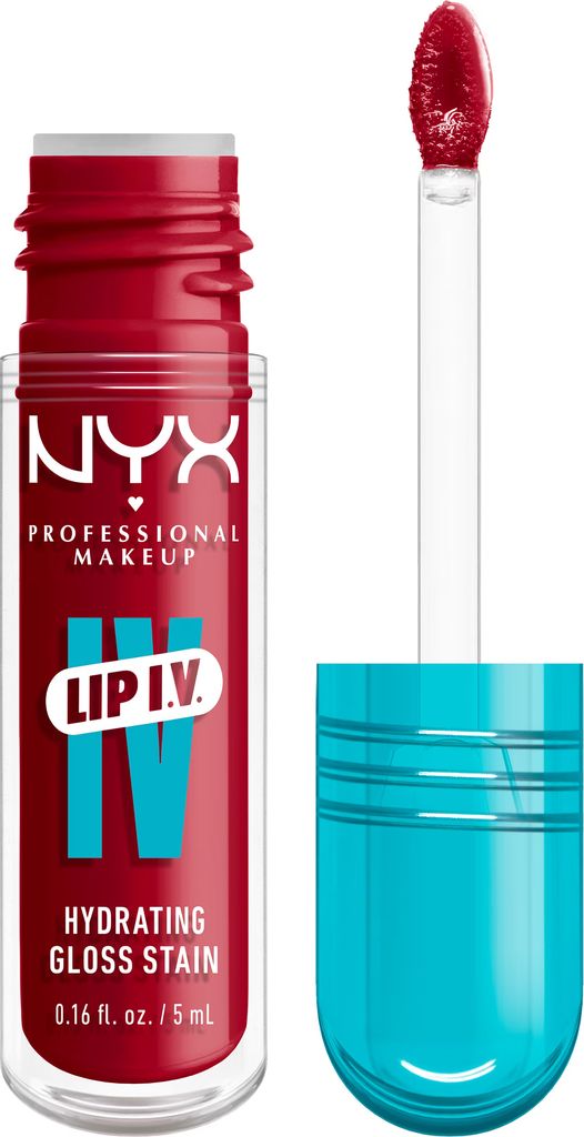 nyx professional makeup lip i.v. hydrating gloss stain 02 hydra-honey 5ml