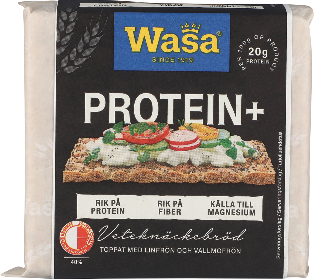 knækbrød protein+, wasa