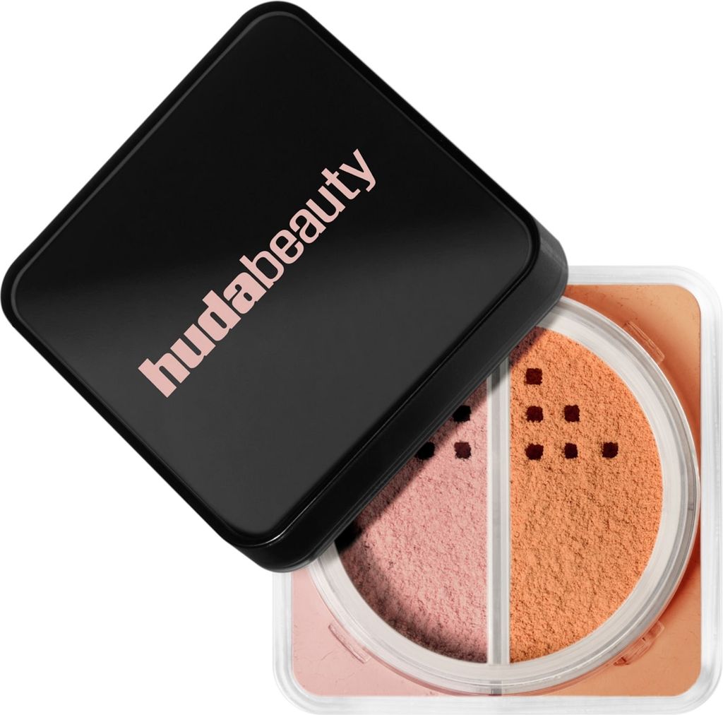 easy bake loose powder duo - løst fikserende puddersæt - cherry peach (2 x 6.5 g)