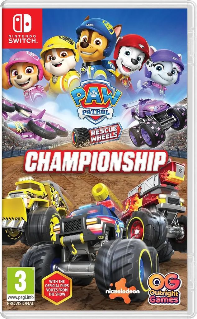 Paw Patrol Rescue Wheels Championship Nintendo Switch
