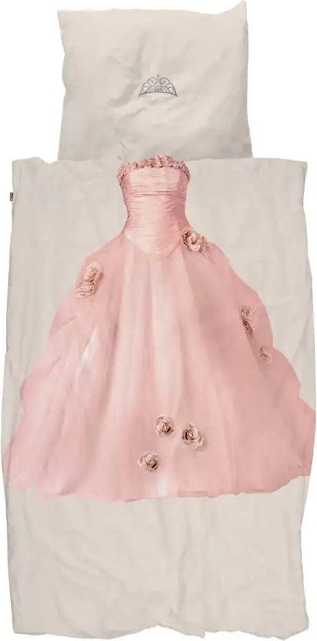 snurk voksensengetøj, økologisk - princess beige