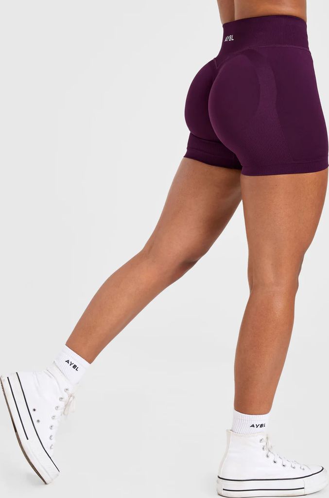 adapt seamless shorts | 4.5" - midnight plum