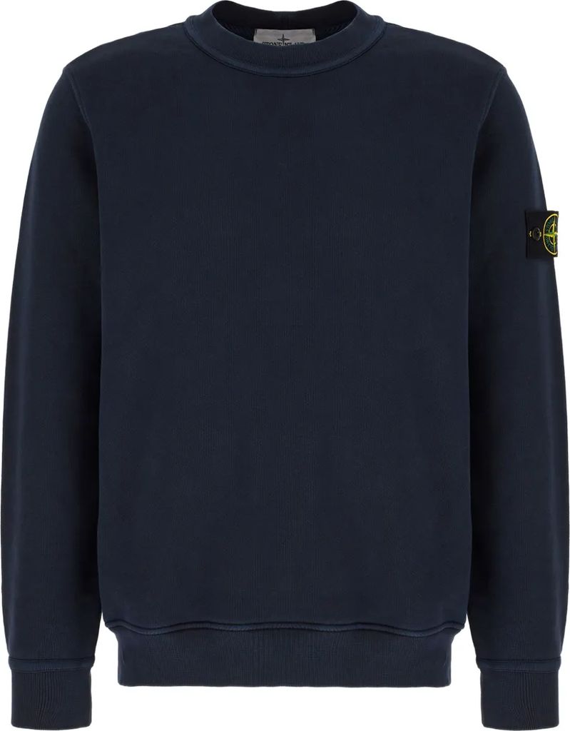 crewneck sweater med logo