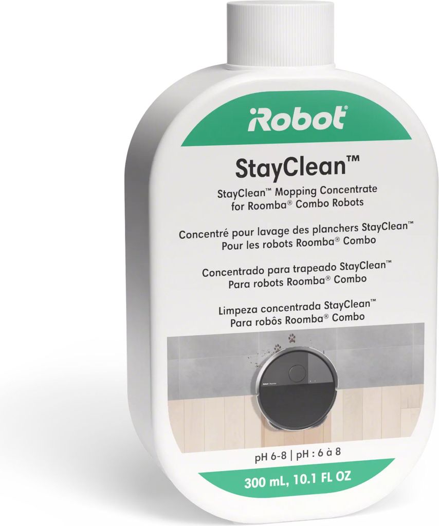 stayclean™ rengøringsmiddel til roomba® 405, 505 & 705 combo-robotterne