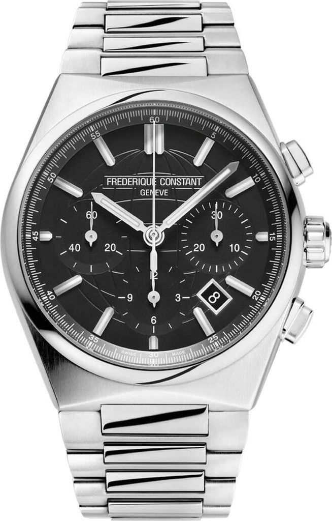 Frederique Constant Highlife Chronograph FC-391B4NH6B Man 41 mm Analog Automatisk Black 22 mm