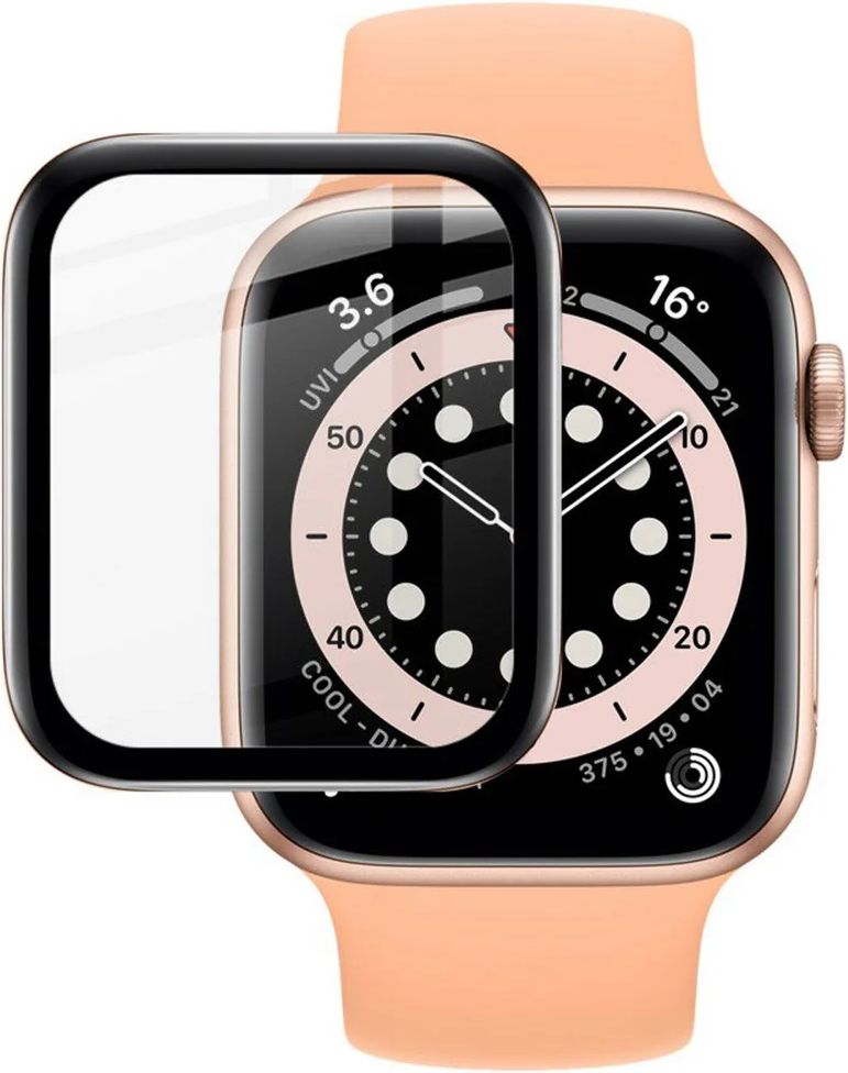 Apple Watch SE / 6 / 5 / 4 (40mm) IMAK Skærmglas - Gennemsigtig / Sort