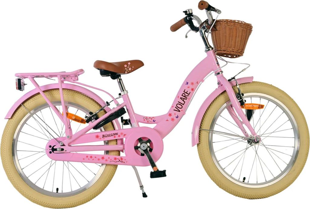 Volare Blossom børnecykel - piger - Pink, Håndbremse / Ingen / 20 tommer