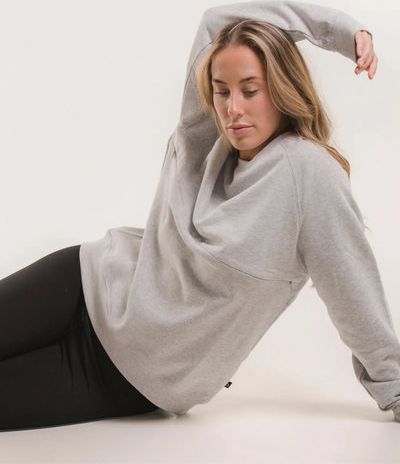 Boob Thermal Nursing Sweatshirt - Grey - M