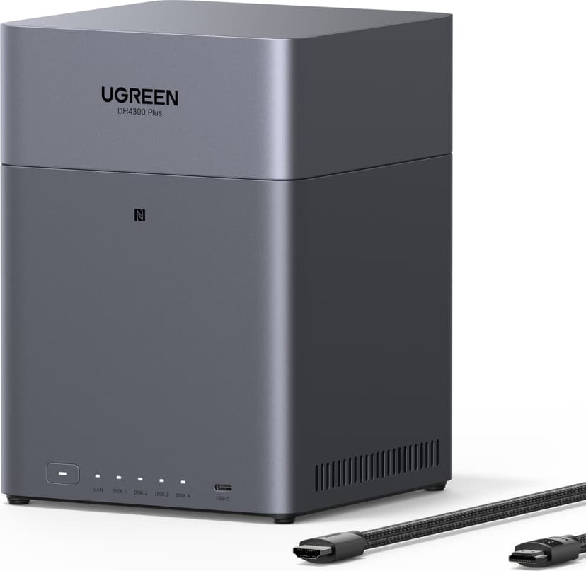 UGREEN NASync DH4300 Plus 4-Bay 32TB Bundle