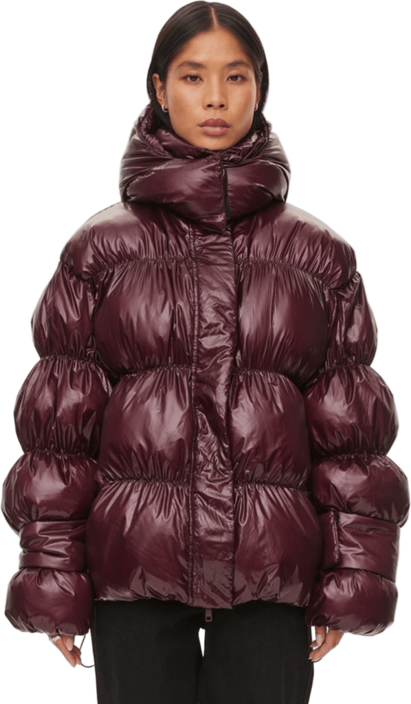 Oval Square Active Hood Jacket - Black Pearl
