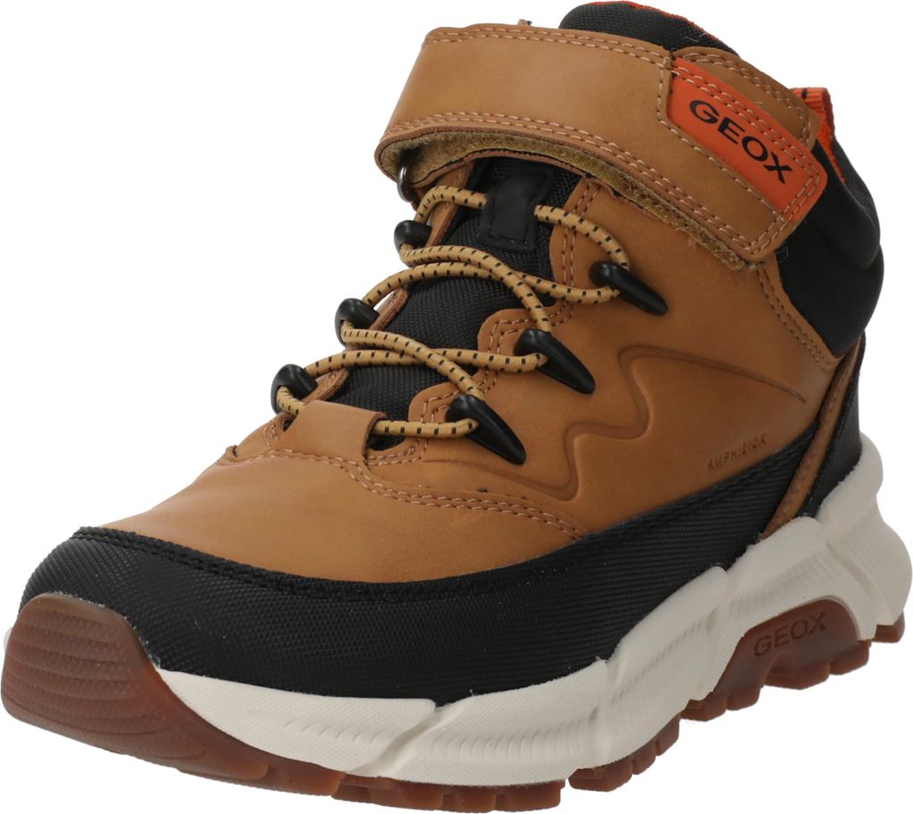 GEOX Støvler 'J FLEXYPER PLUS  ABX'  umbra / sort