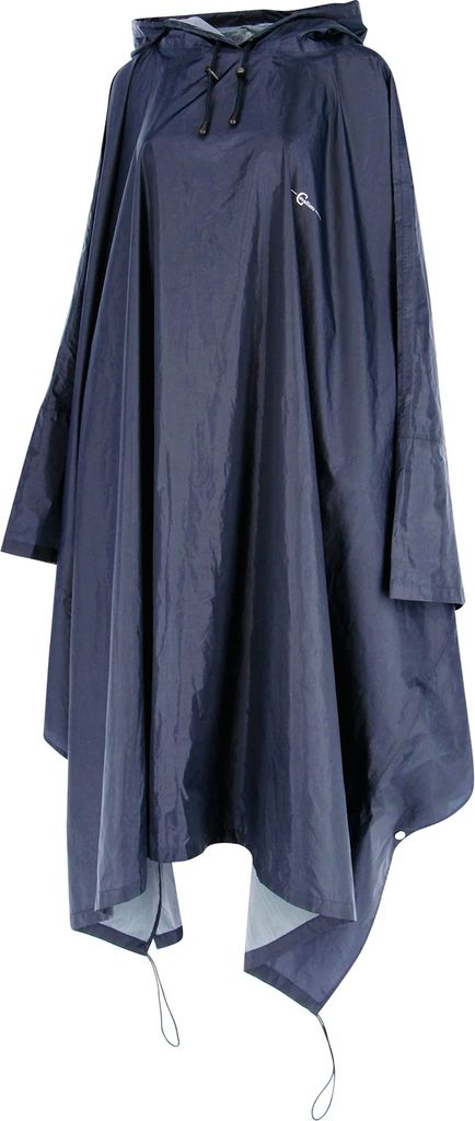 regn poncho, onesize dark blue én størrelse