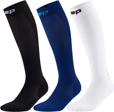 CEP Core Run Socks Tall 5.0, løbestrømper, herre, sort