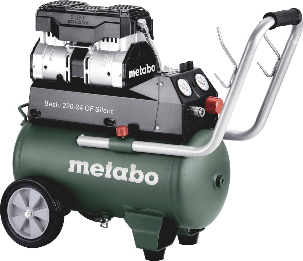 Metabo Basic 220-24 OF Silent Trykluftkompressor 24 l