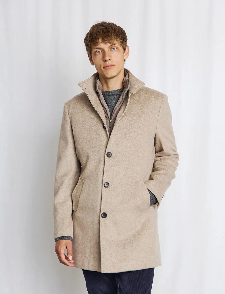 Bruun & Stengade Bs Ontario Slim Fit Coat - Black - S