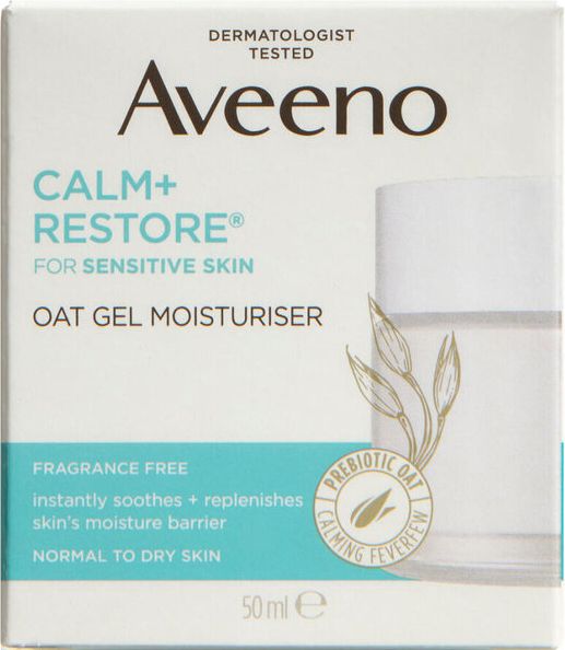 aveeno face calm + restore oa