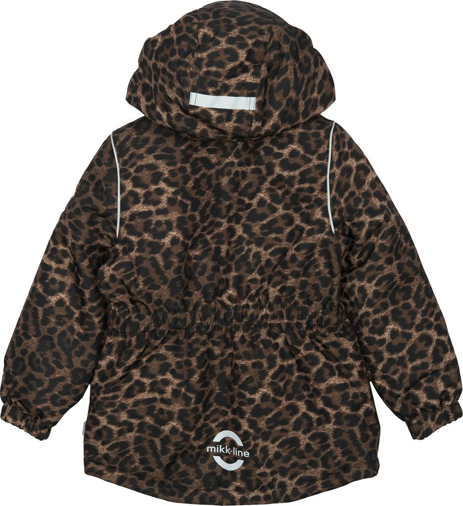 Mikk-Line Winter Jacket Waist AOP Str 98 - Leo Vinterjakker Polyester hos Magasin