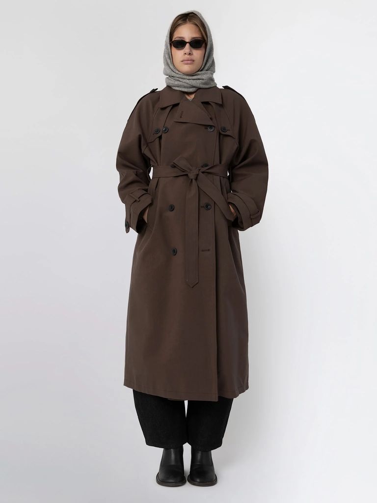 bobby canvas coat - brown