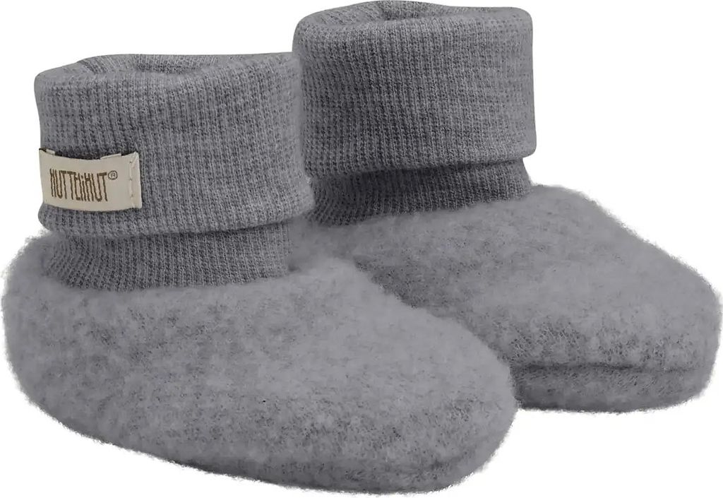 Huttelihut Uld Fleece 2-Lags Noos - Brown Melange