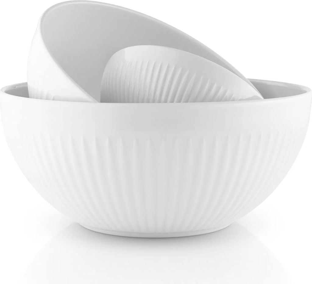 legio nova skålset 0,5/1,8/3,2 l 3 delar vit