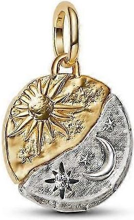 Pandora Sol og Måne Medaljoncharm Sterlingsølv