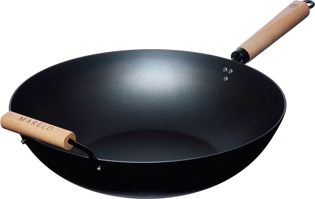Mareld Wok 36 cm Esilakattu Hiiliteräs