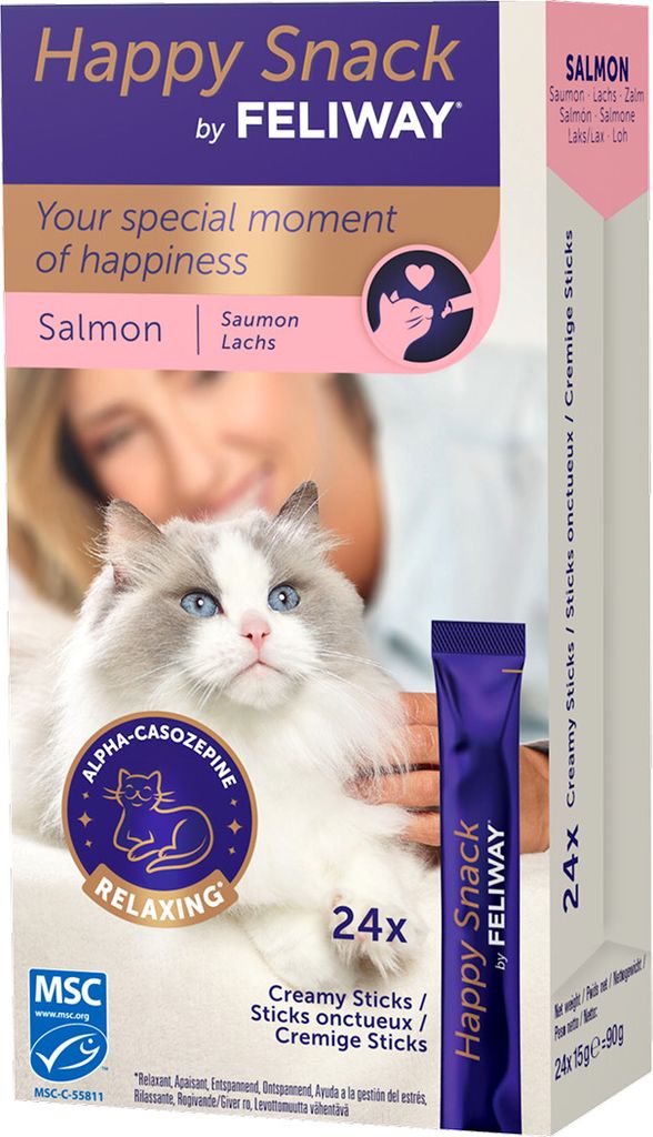Feliway Happy Snack Laks 24x15 g