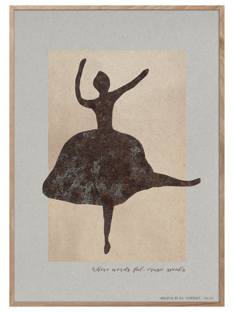 ChiCura H.c. Andersen - Dancer - Beige - 50X70CM