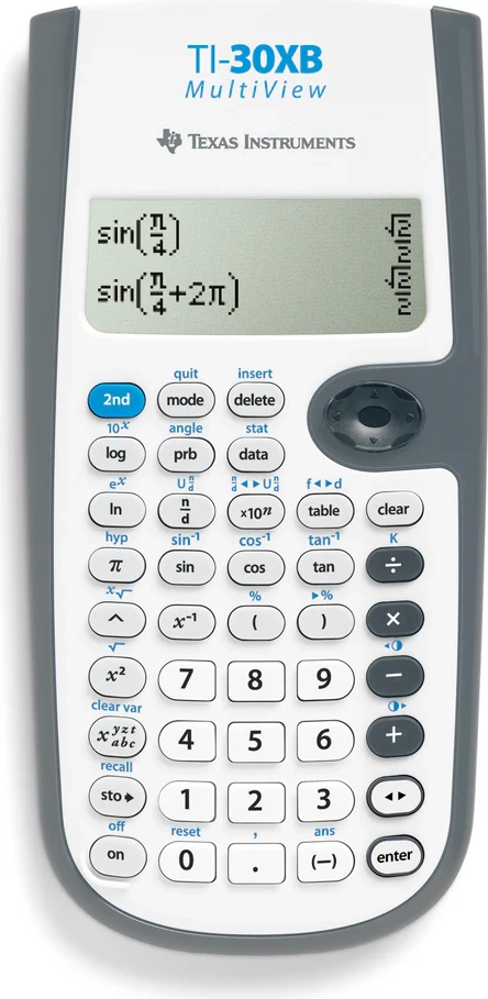 lommeregner texas ti-30xb multi view