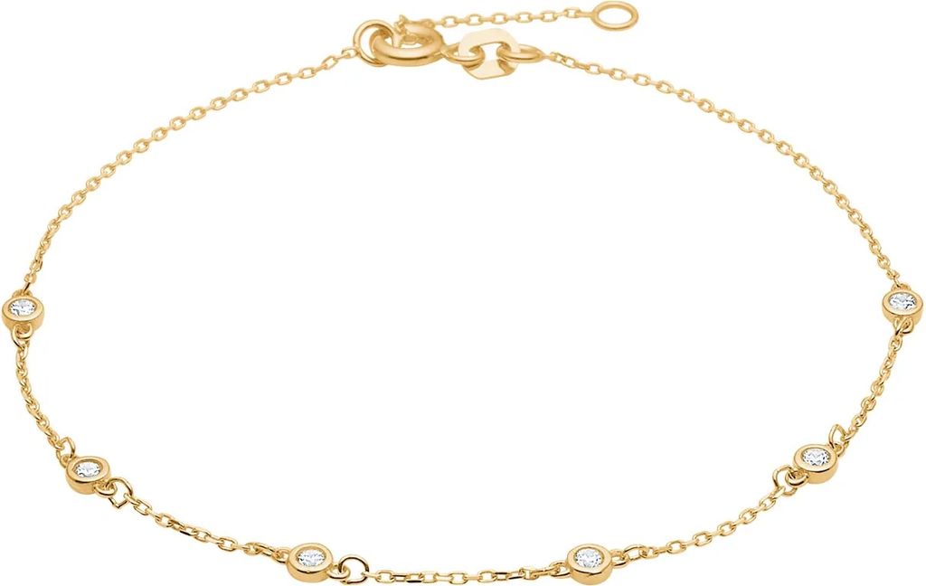 Siersbøl Armbånd 8kt Guld Zirkonia