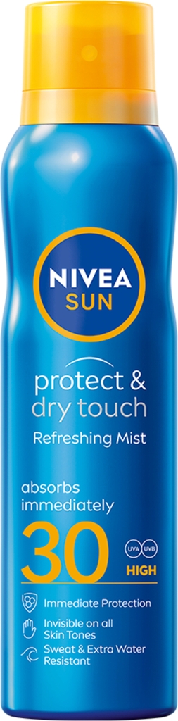 nivea sun solspray protect & dry touch mist spf30 200 ml