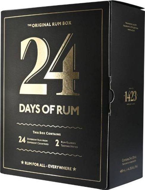 1423 24 Days of Rum Black Edition Julekalender