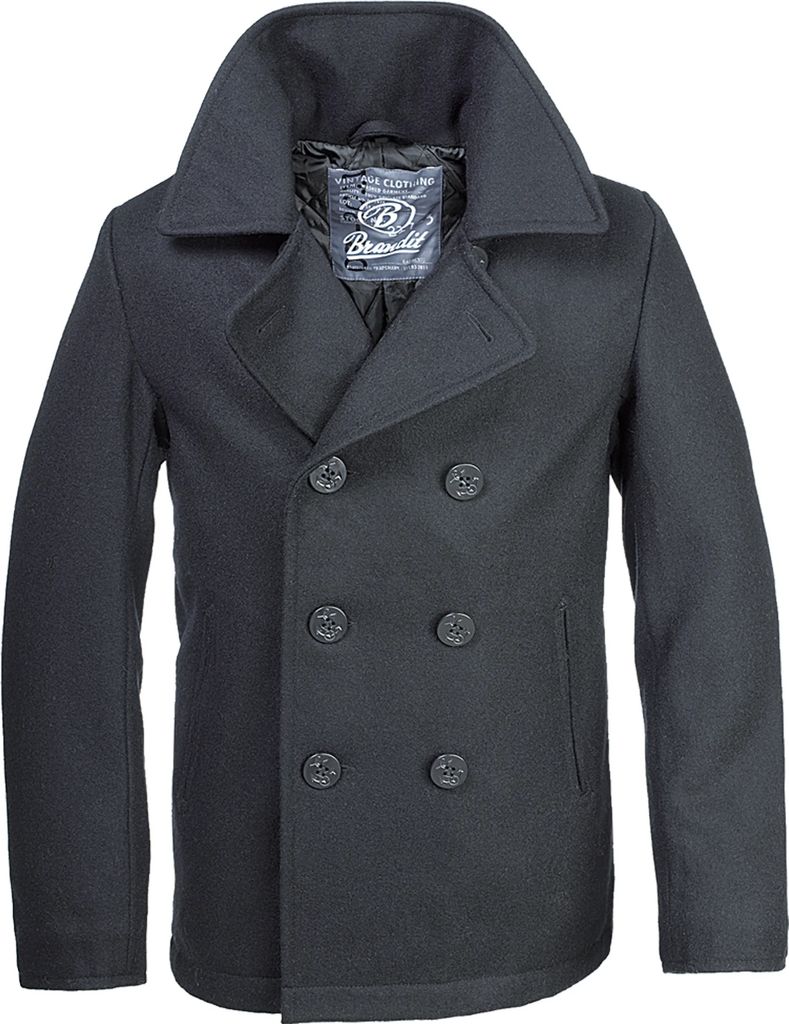 branditpea coat - overgangsjakke - black
