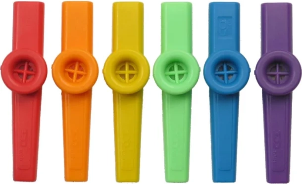 Trommus Kazoo Plast Sjovt Musikinstrument