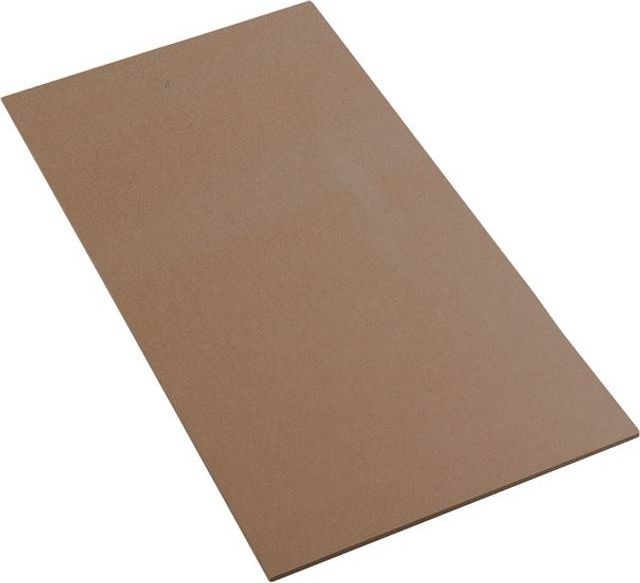 hård træfiberplade 2,5 mm - 61 x 122 cm
