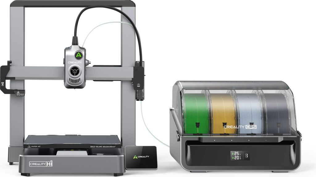 Creality Hi Combo 3D‑printer - 260×260×300 mm – Grå