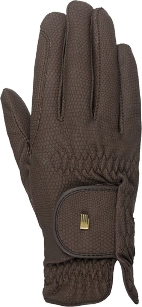 Roeck Grip Holdbare Ridehandsker Dark Brown 7,5