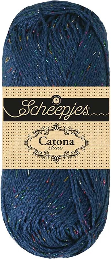 Scheepjes Catona Shine 401-R Dark Teal Rainbow