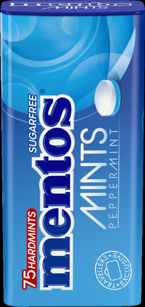 mentos mints peppermint 53g