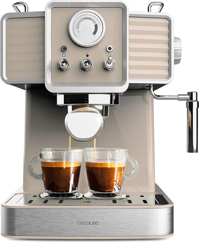 Cecotec Power Espresso 20 Kaffemaskine - 1.5L, 1350W, 20 Bar - Gul
