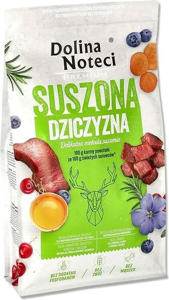 Dolina Noteci Premium Dried game - dried food for dogs - 9kg