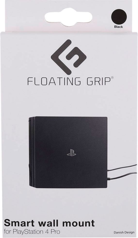 Floating Grip PS4 PRO Vægbeslag - Sort