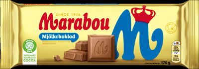 nød & mælk marabou 170g